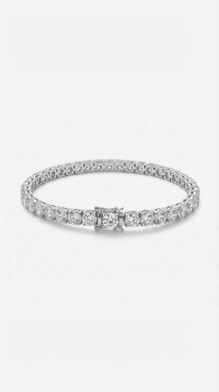 💚💚The Jetsetter Lab Diamond Tennis Bracelet