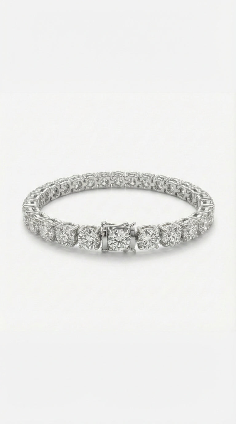 💚💚The Jetsetter Lab Diamond Tennis Bracelet