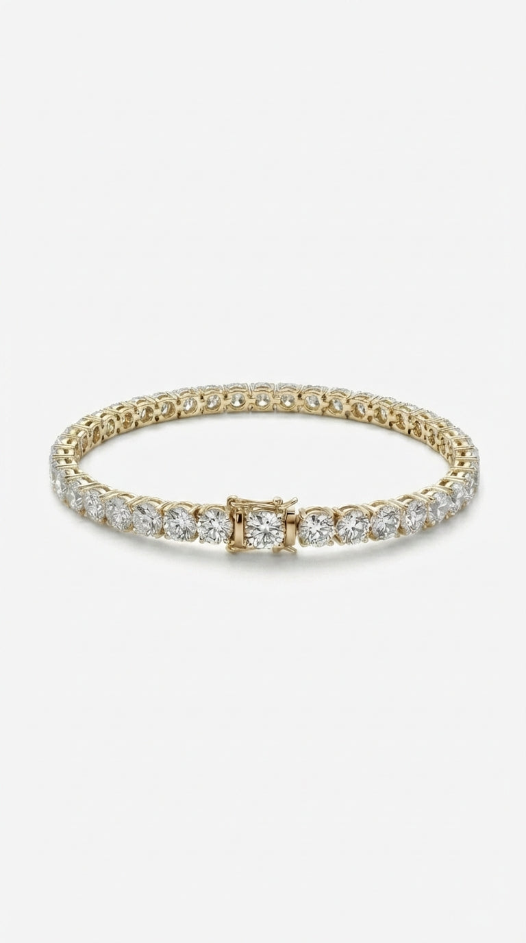 💚💚The Jetsetter Lab Diamond Tennis Bracelet