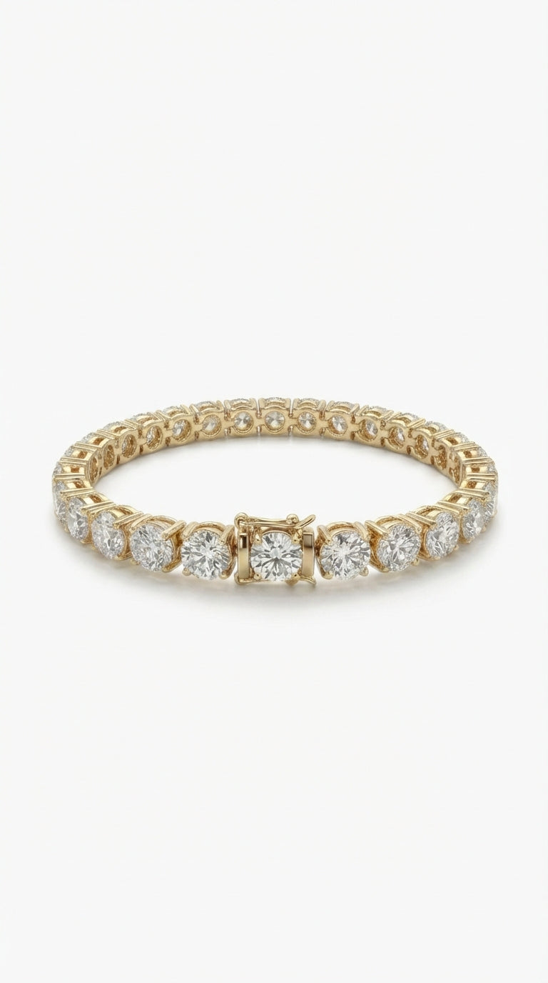 💚💚The Jetsetter Lab Diamond Tennis Bracelet