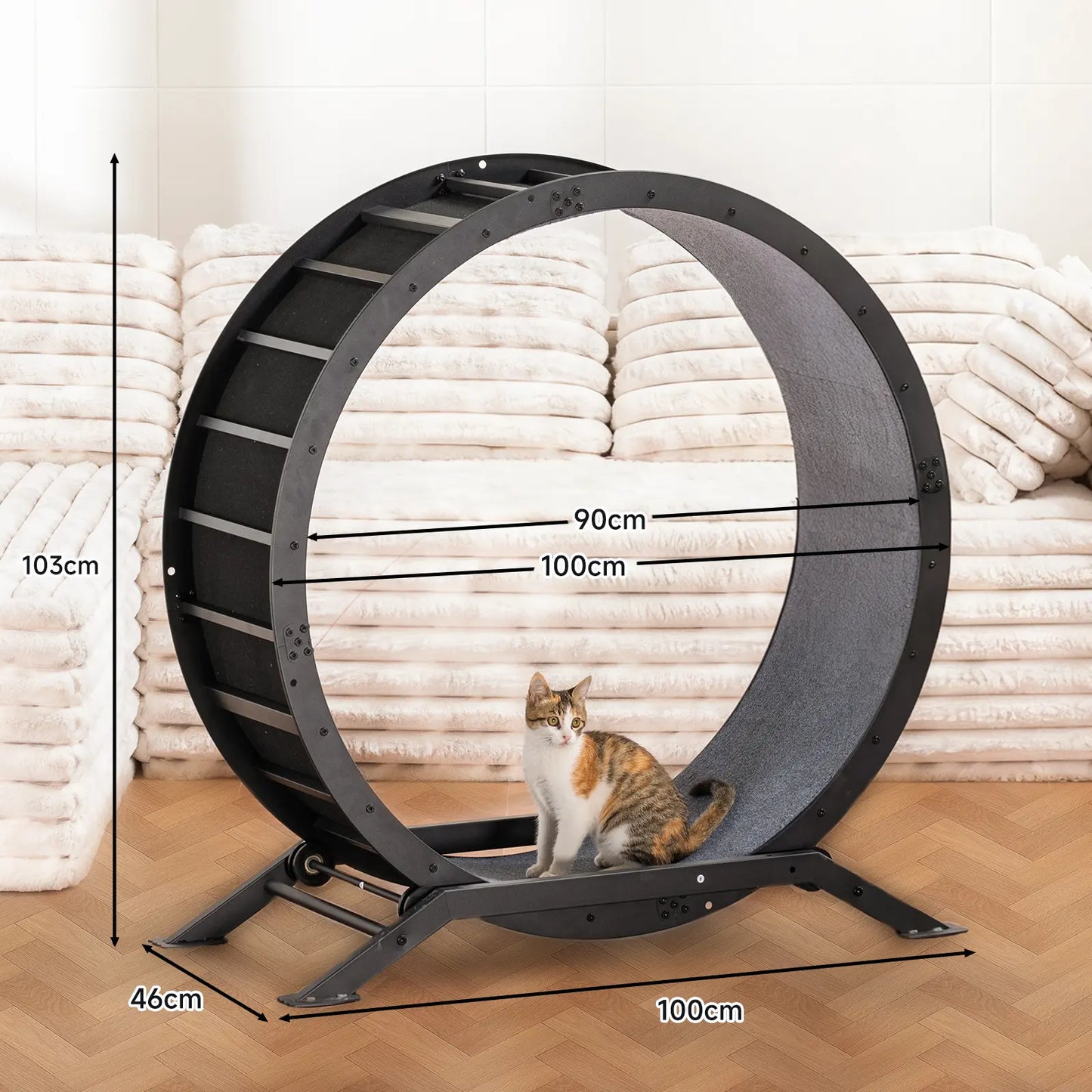 🎯 Factory Direct CLEARANCE: Ultra-Quiet Cat Running Wheel w/Latch ✅