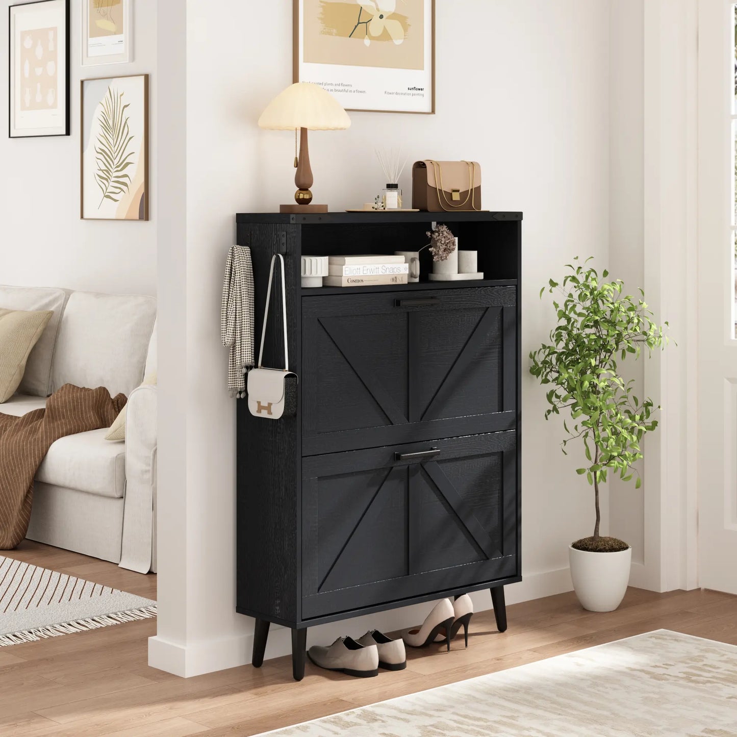 🎯 Factory Direct CLEARANCE: Freestanding Entryway Shoe Organizer ✅