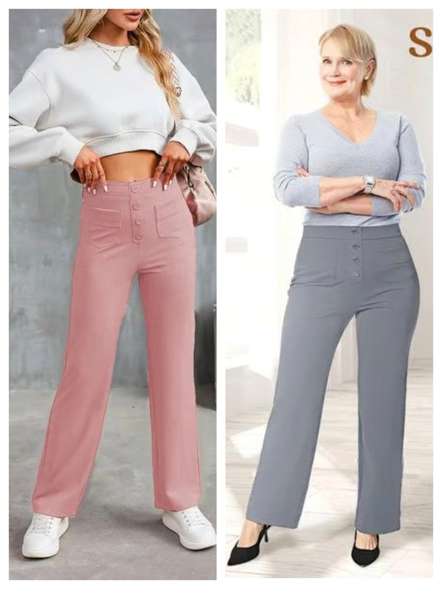 🎁New Arrivals🔥Women's Casual High Waist Stretch Pants