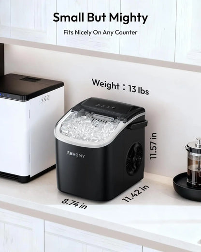 🎯🎯CLEARANCE OUTLET Countertop Ice Maker w/ Scoop, 26lbs/24H 🧊