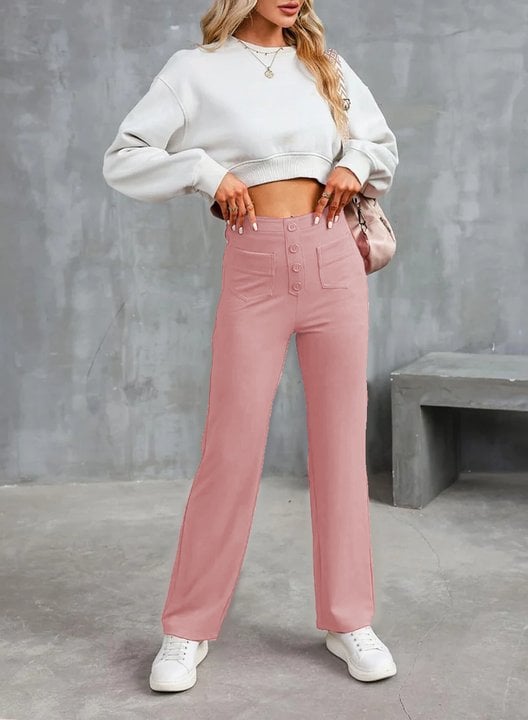 🎁New Arrivals🔥Women's Casual High Waist Stretch Pants
