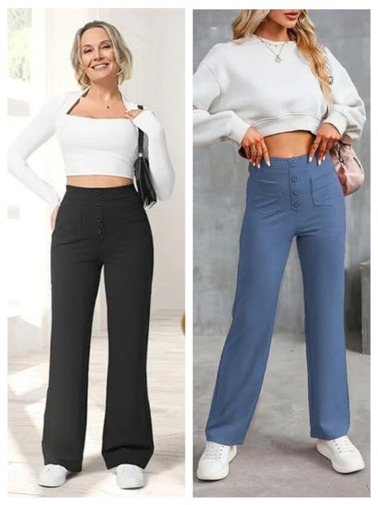 🎁New Arrivals🔥Women's Casual High Waist Stretch Pants