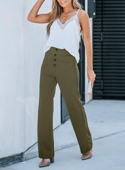 🎁New Arrivals🔥Women's Casual High Waist Stretch Pants