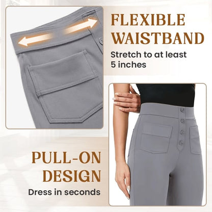 🎁New Arrivals🔥Women's Casual High Waist Stretch Pants