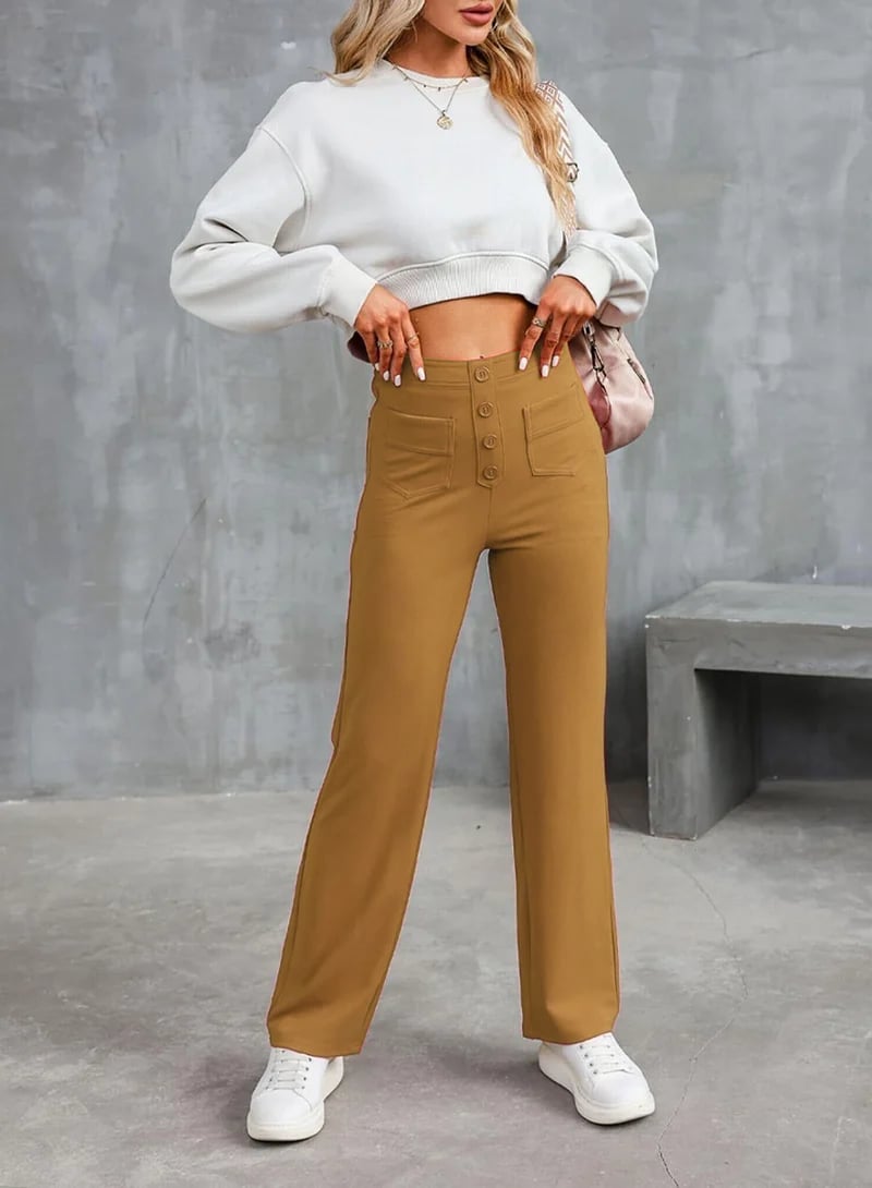 🎁New Arrivals🔥Women's Casual High Waist Stretch Pants