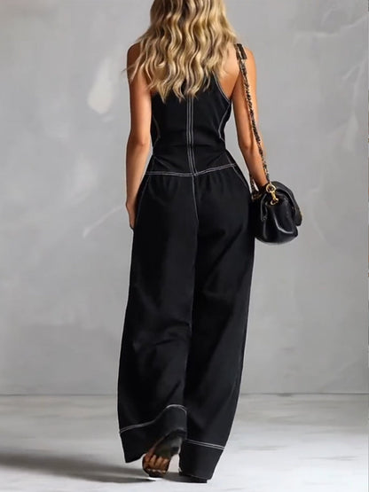 🎁New Arrivals🔥Casual Zippered Cotton Jumpsuit — The Ultimate Everyday Must-Have