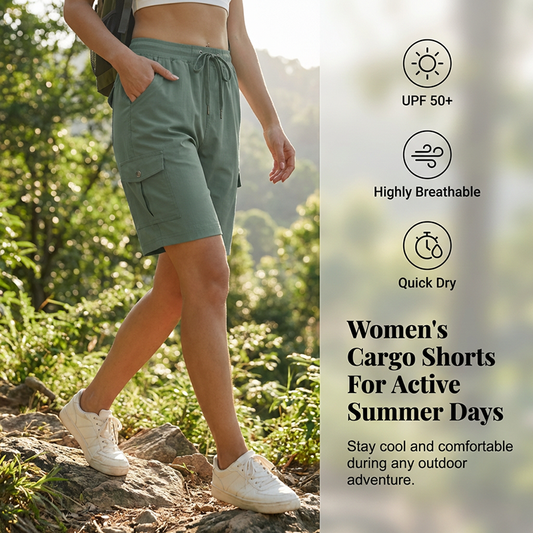 📦📦Time-Limited Special⏰Women's Quick-Dry Cargo Shorts with Pockets🩳